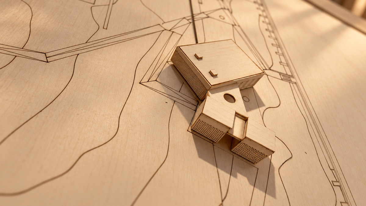 Proceso del modelo — Armado de edificios y fachadas de madera.